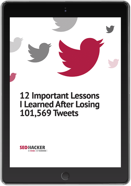 Lessons learned after losing tweets case study by SEO company